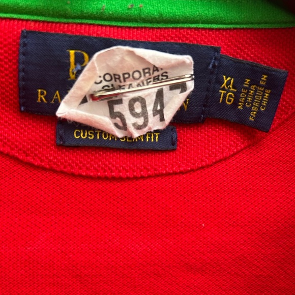 Polo Ralph Lauren Custom Fit Multi Color Big Pony Short Sleeve Polo Shirt XL - Picture 5 of 5